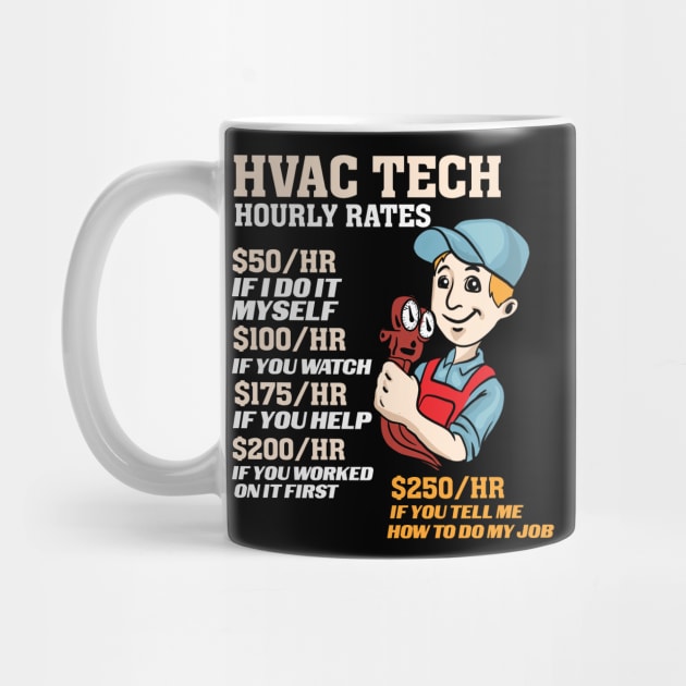 HVAC Tech Hourly Rate by Design Seventytwo